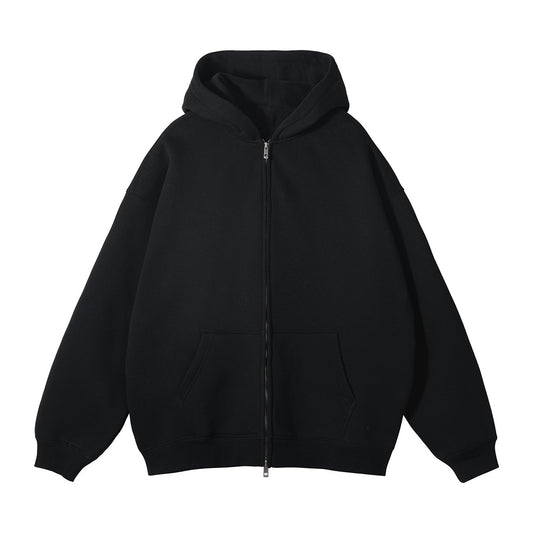 BLANQ 01 Zipper Hoodie - Black